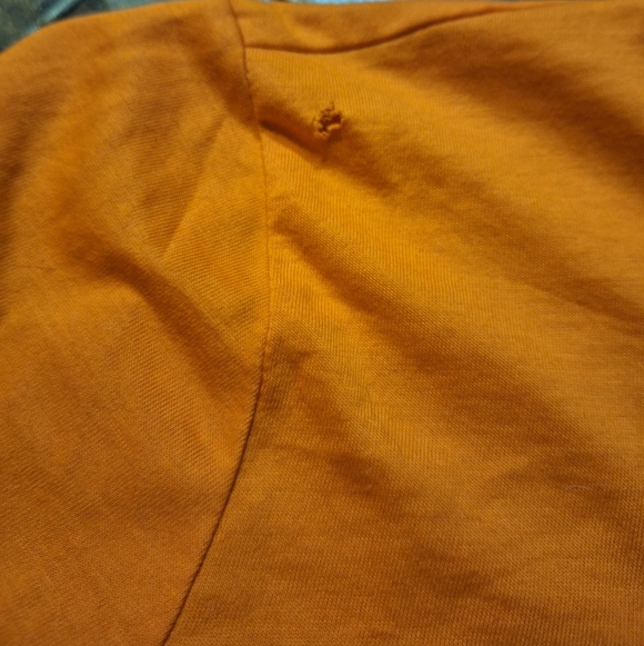 Michael Kors Vibrant Orange Short Sleeve Tee - Picture 4 of 5